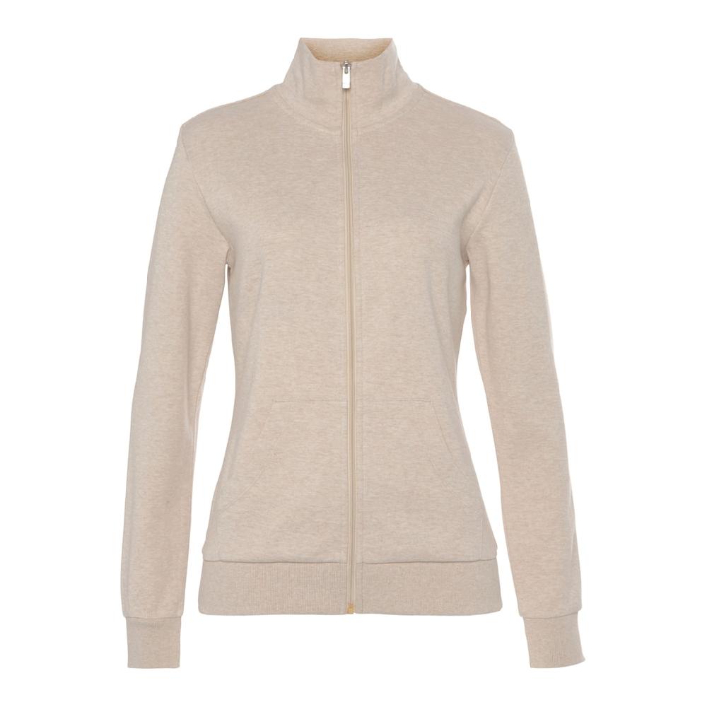 Bench. Loungewear Sweatjacke Mit Glänzender Logostickerei Am Stehkragen Loungewear