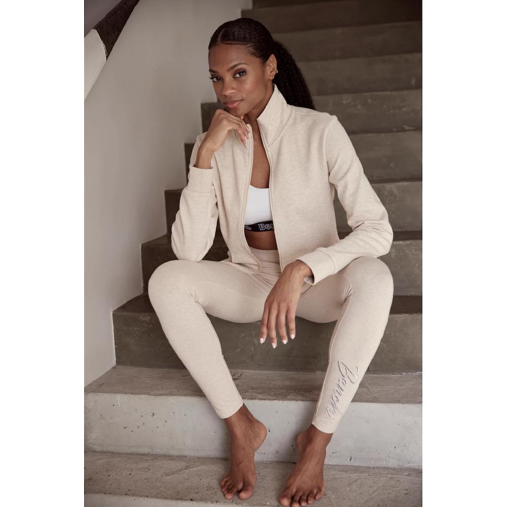 Bench. Loungewear Sweatjacke Mit Glänzender Logostickerei Am Stehkragen Loungewear