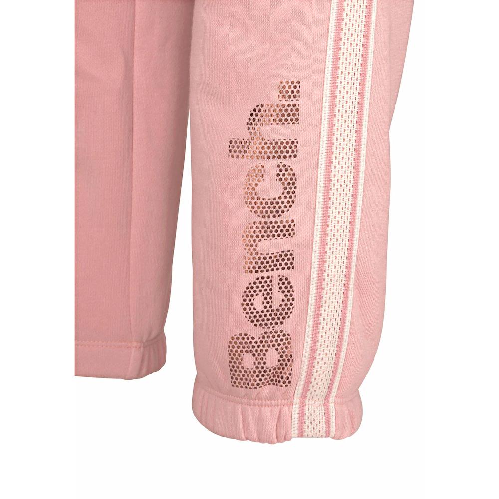 Bench. Relaxhose Mit Gestreiftem Bund Und Glanzprint Loungewear Loungeanzug