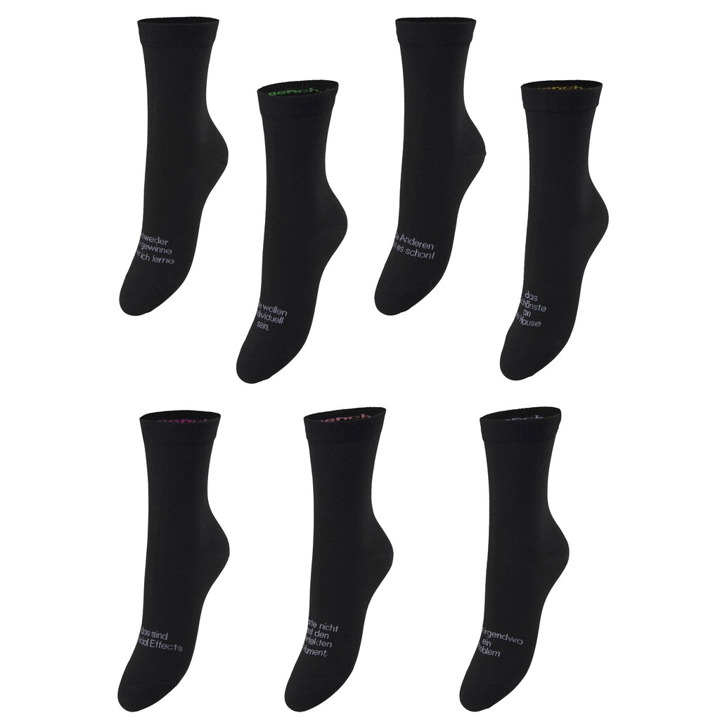 Bench. Socken (Packung 7 Paar) Mit Turnbeutel Online Bestellen