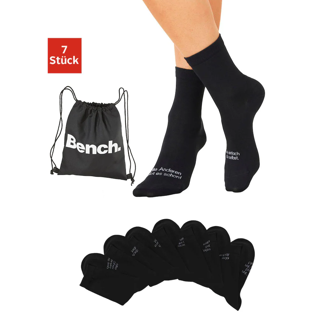 Bench. Socken (Packung 7 Paar) mit Turnbeutel online bestellen