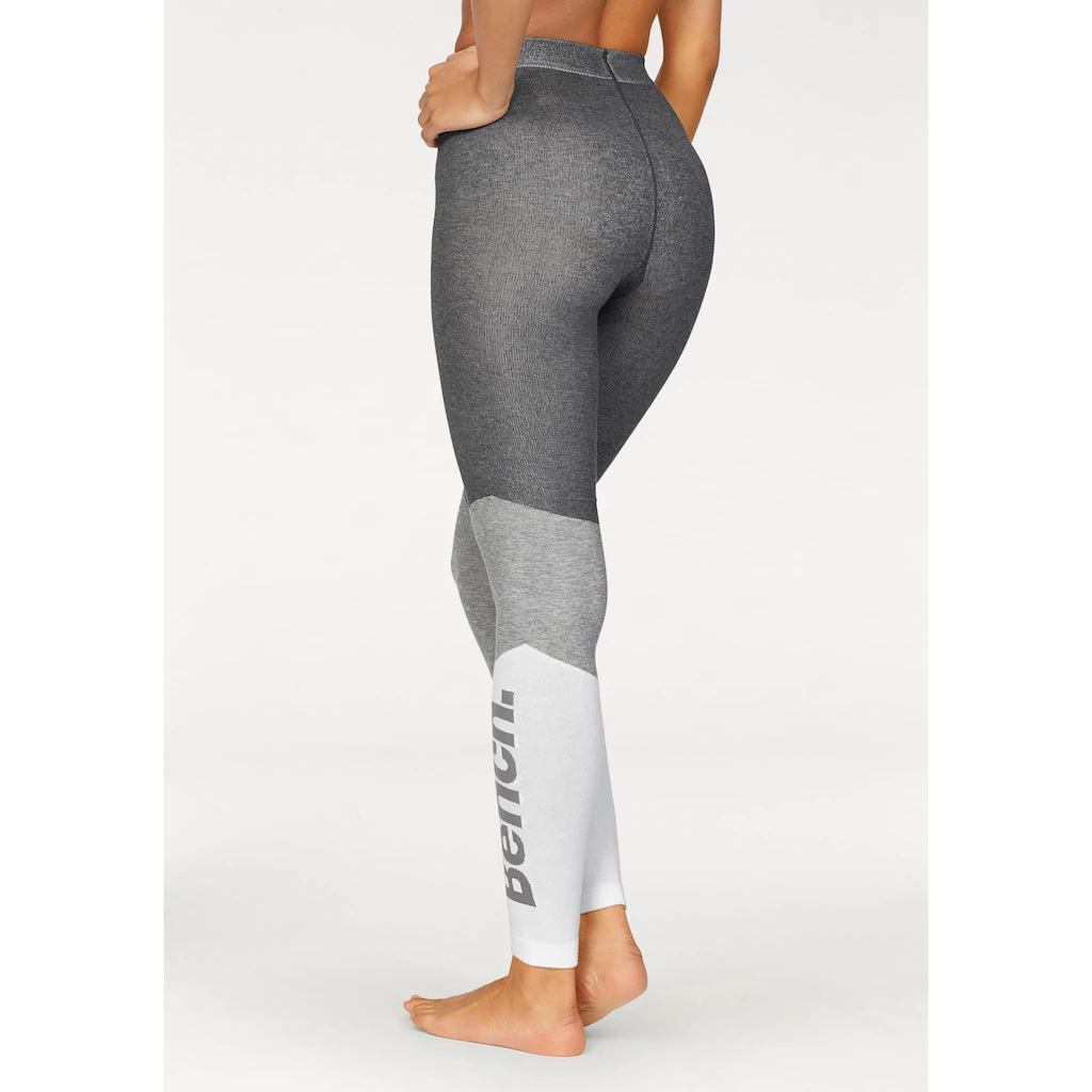 Bench. Strickleggings Im Sportiven Colorblockdesign