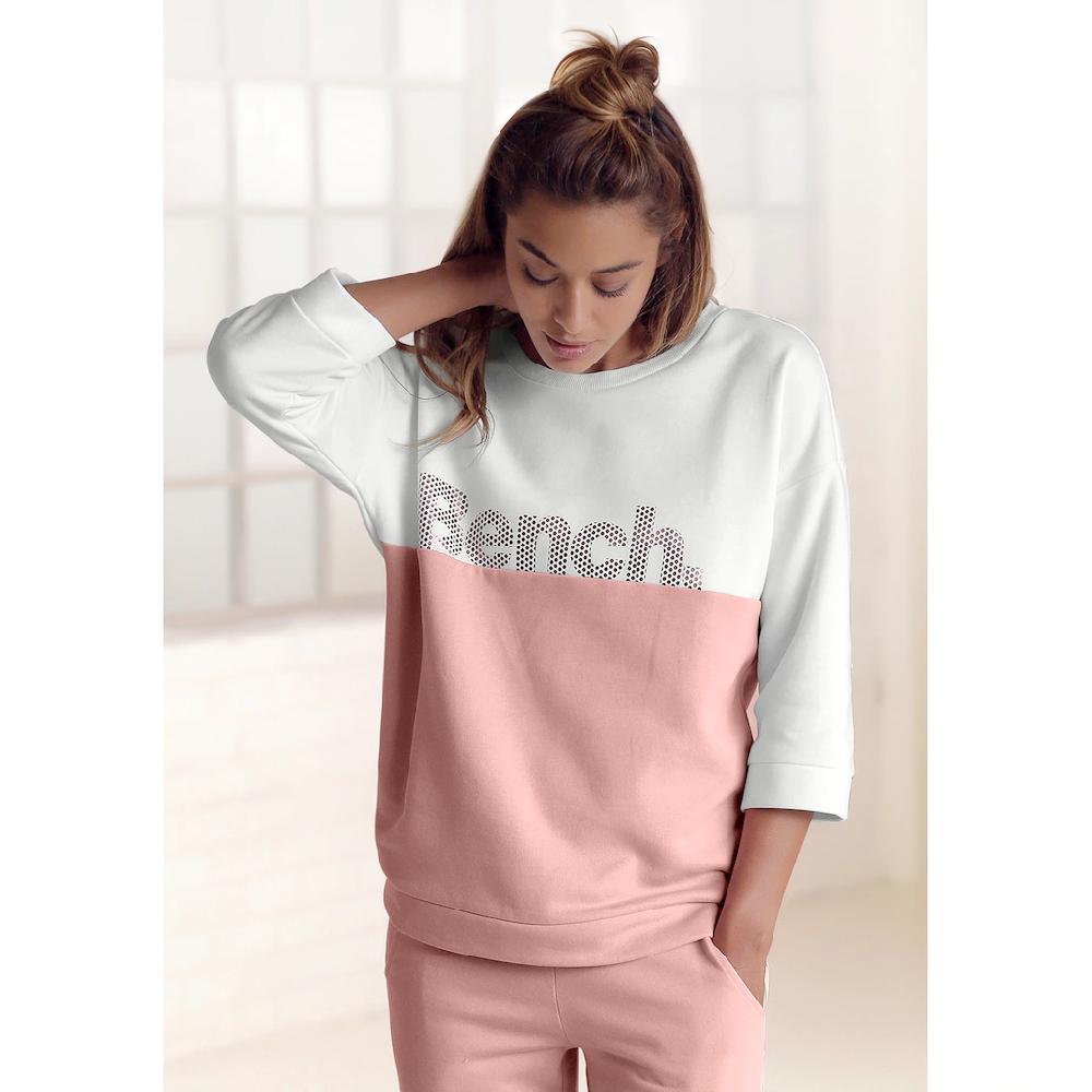 Bench. Sweatshirt im Colorblocking Design Loungewear Loungeanzug