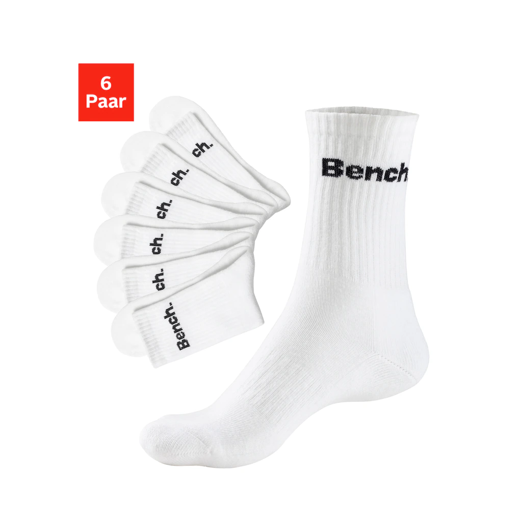 Bench. Tennissocken (Packung 6 Paar) mit Fuß Polsterung kaufen