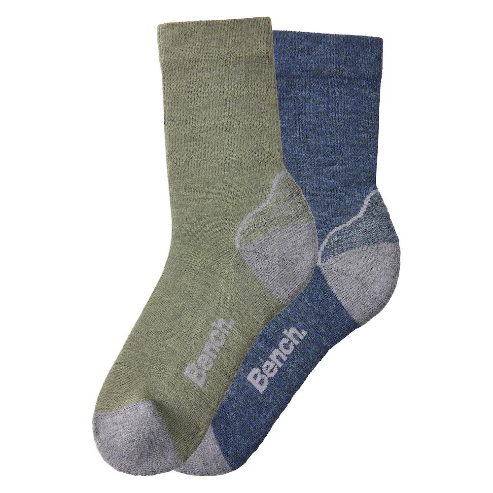 Bench. Wandersocken (Packung 2 Paar) Wollsocken Aus Flauschigem Material Mit 51% Wolle