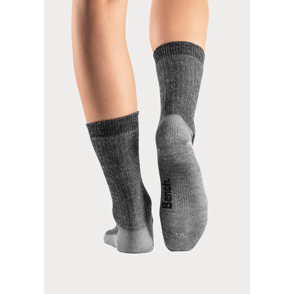 Bench. Wandersocken (Packung 2 Paar) Wollsocken Aus Flauschigem Material Mit 65% Wolle Auf Rechnung