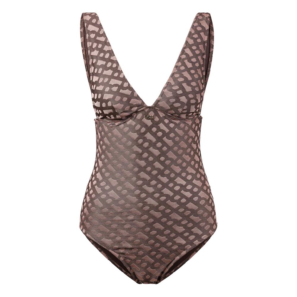 BOSS Badeanzug »BEATRIX SWIMSUIT« Mit Markenlabel Online Bestellen