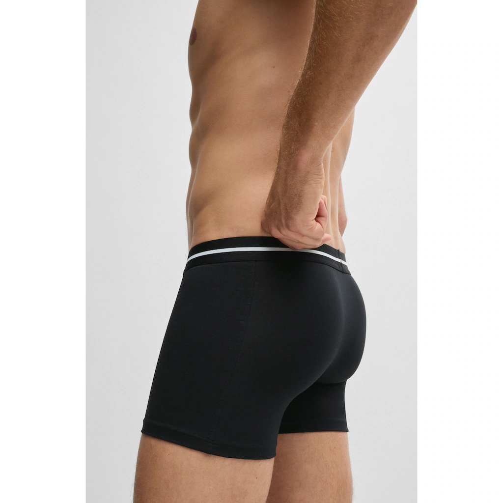 BOSS Boxershorts »BoxerBr 3P Bold« (3 St.) Mit Boss Logo-Elastikbund Online Kaufen