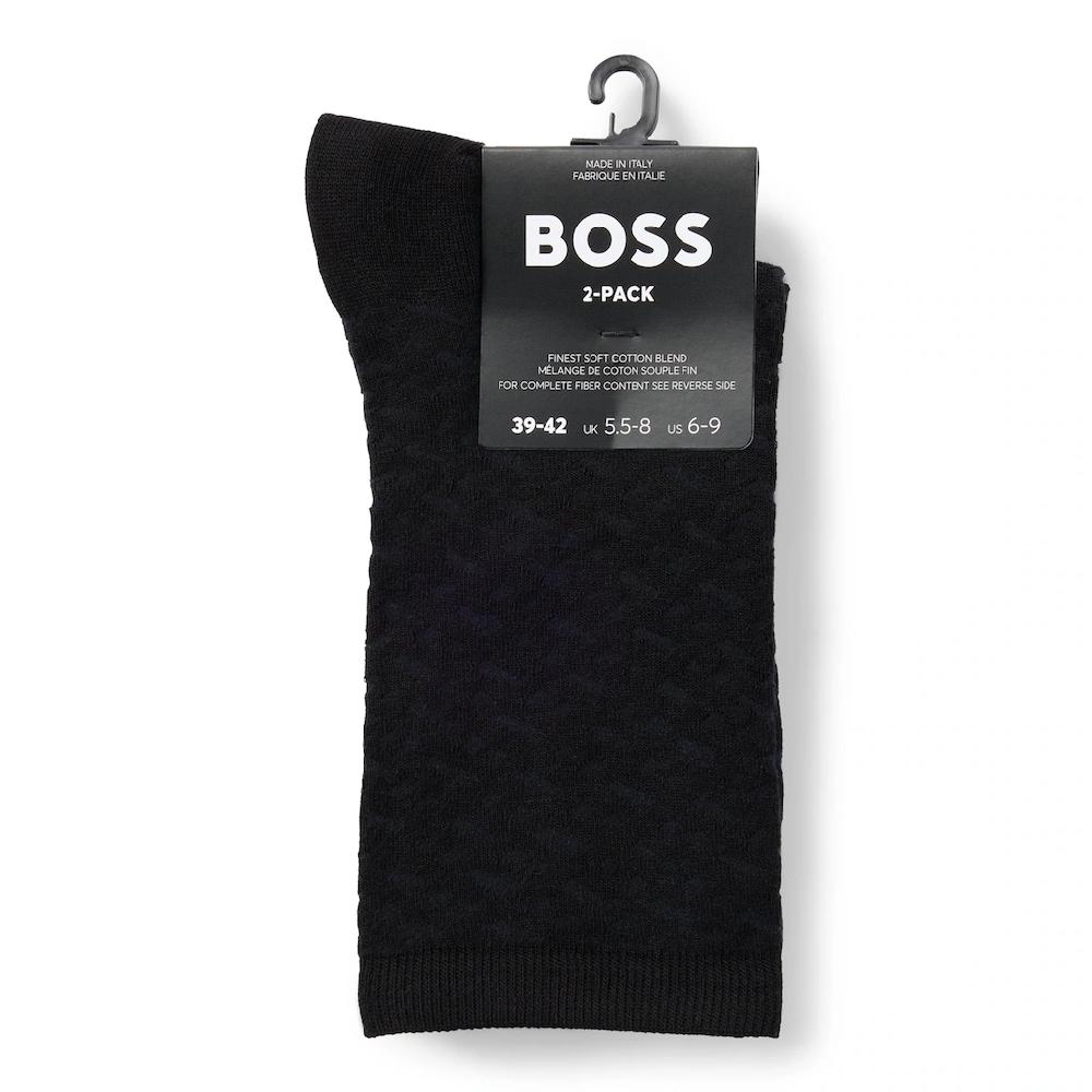 BOSS Freizeitsocken »2P RS Monogram CC« (Packung 2 Paar 2er-Pack) Aus Weicher Baumwollmischung Online Bestellen