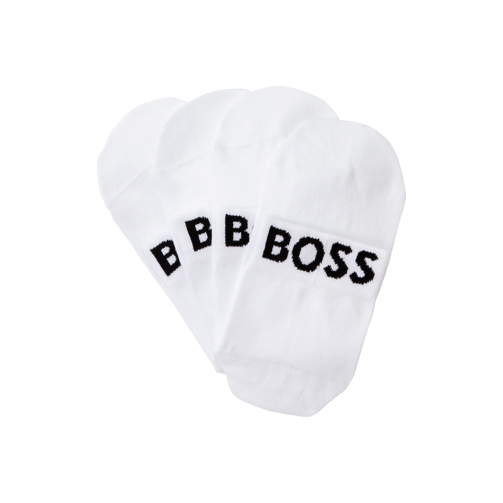 BOSS Freizeitsocken »2P SH Logo CC W« (Packung 2 Paar 2er) Mit Eingestricktem BOSS Logoschriftzug Kaufen