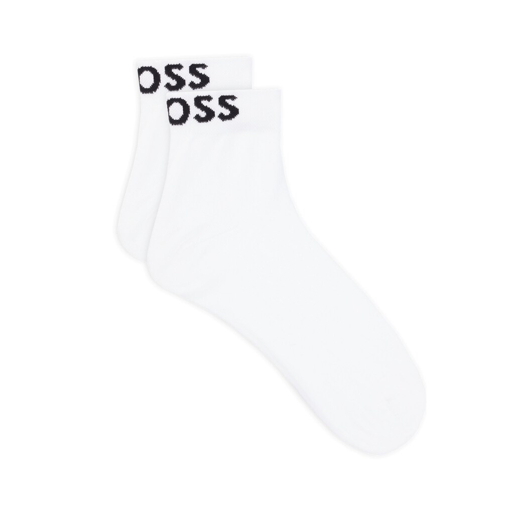 BOSS Freizeitsocken »2P SH Logo CC W« (Packung 2 Paar 2er) mit eingestricktem BOSS Logoschriftzug kaufen