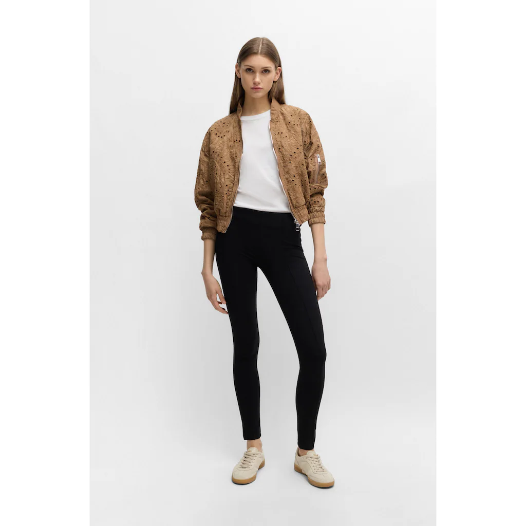 BOSS ORANGE Leggings »C_Estretch« Naht-Details Auf Der Vorderseite