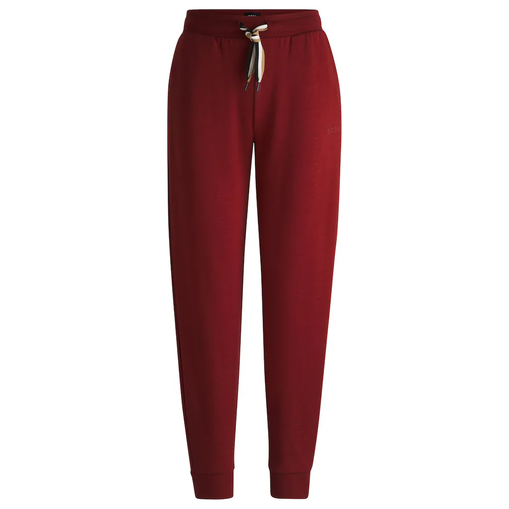 BOSS Relaxhose »CP Stripe_Pants Cuff« Mit Kontrastfarbener Kordel