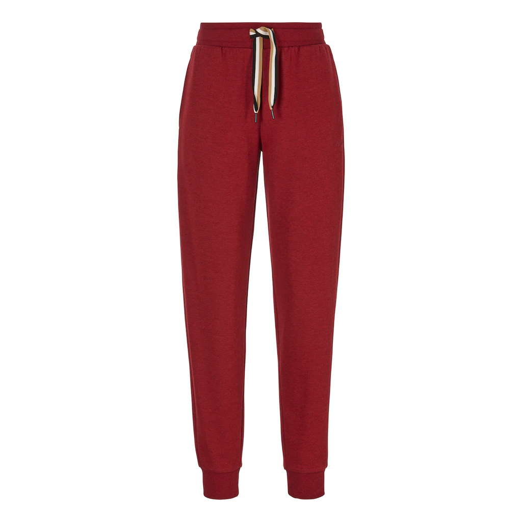 BOSS Relaxhose »CP Stripe_Pants Cuff« mit kontrastfarbener Kordel