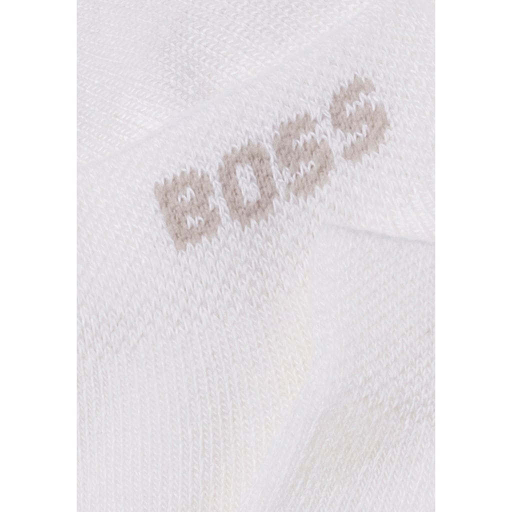 BOSS Socken »2P AS Logo Bamboo« (Packung 2 Paar) Mit Doppelten Logoschriftzug