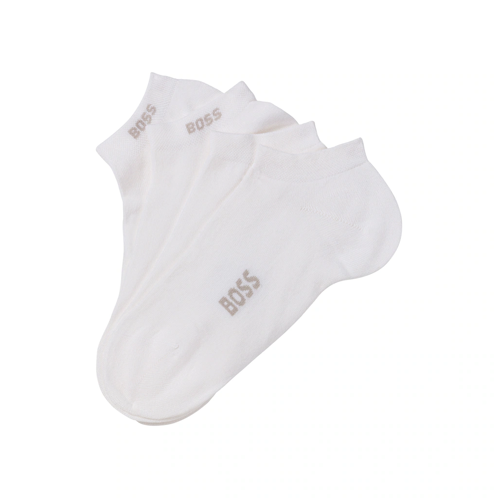 BOSS Socken »2P AS Logo Bamboo« (Packung 2 Paar) mit doppelten Logoschriftzug