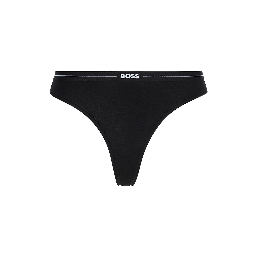 BOSS String »3P THONG« (Packung 3 St. 3er) Mit BOSS Logobund ▷ Für