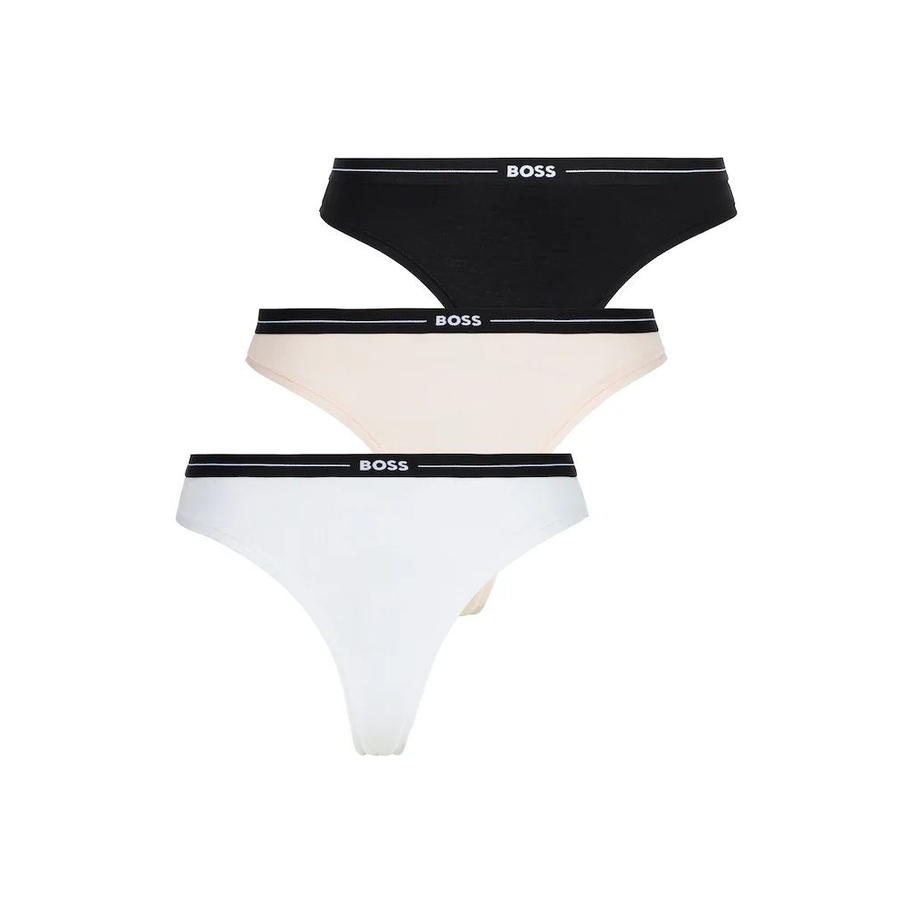 BOSS String »3P THONG« (Packung 3 St. 3er) mit BOSS Logobund ▷ für