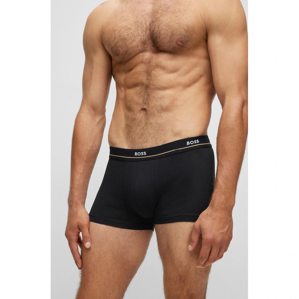 BOSS Trunk »Trunk 5P Essential« (Packung 5 St. 5er Pack) Mit Modischem Teilweise Kontrastfarbenen BOSS Logo-Elastikbund Online Bestellen