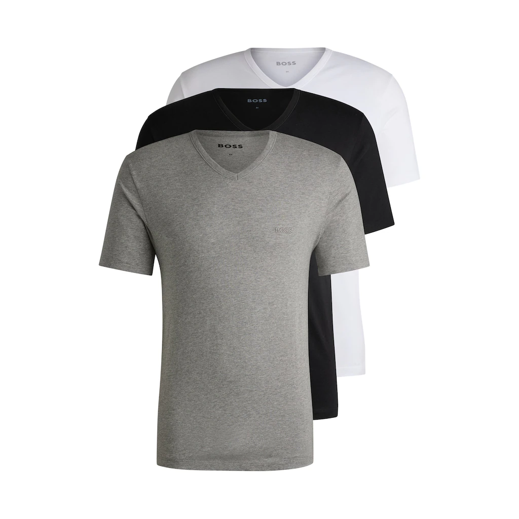 BOSS V-Shirt »T-Shirt VN 3P CO« (Packung)