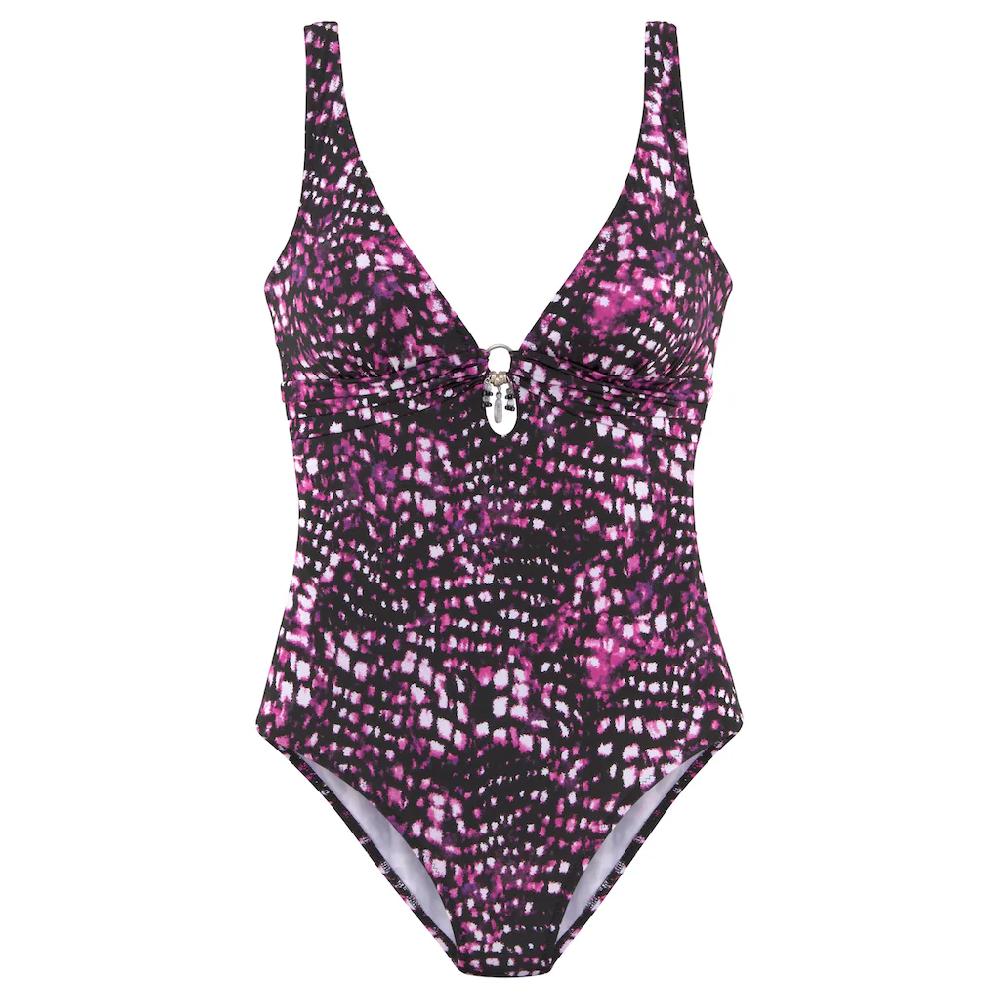 Bruno Banani Badeanzug Mit Silberfarbenem Accessory Bestellen