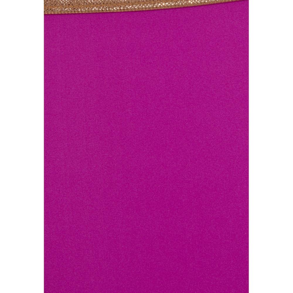 Bruno Banani Bikini-Hose »Milano« Mit Kupferfarbener Paspel Online Kaufen