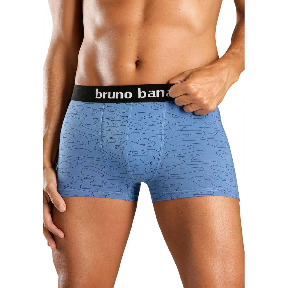 Bruno Banani Boxer »Boxershorts Für Herren« (Packung 4 St.) Mit Kontrast-Webbund ▷ Für