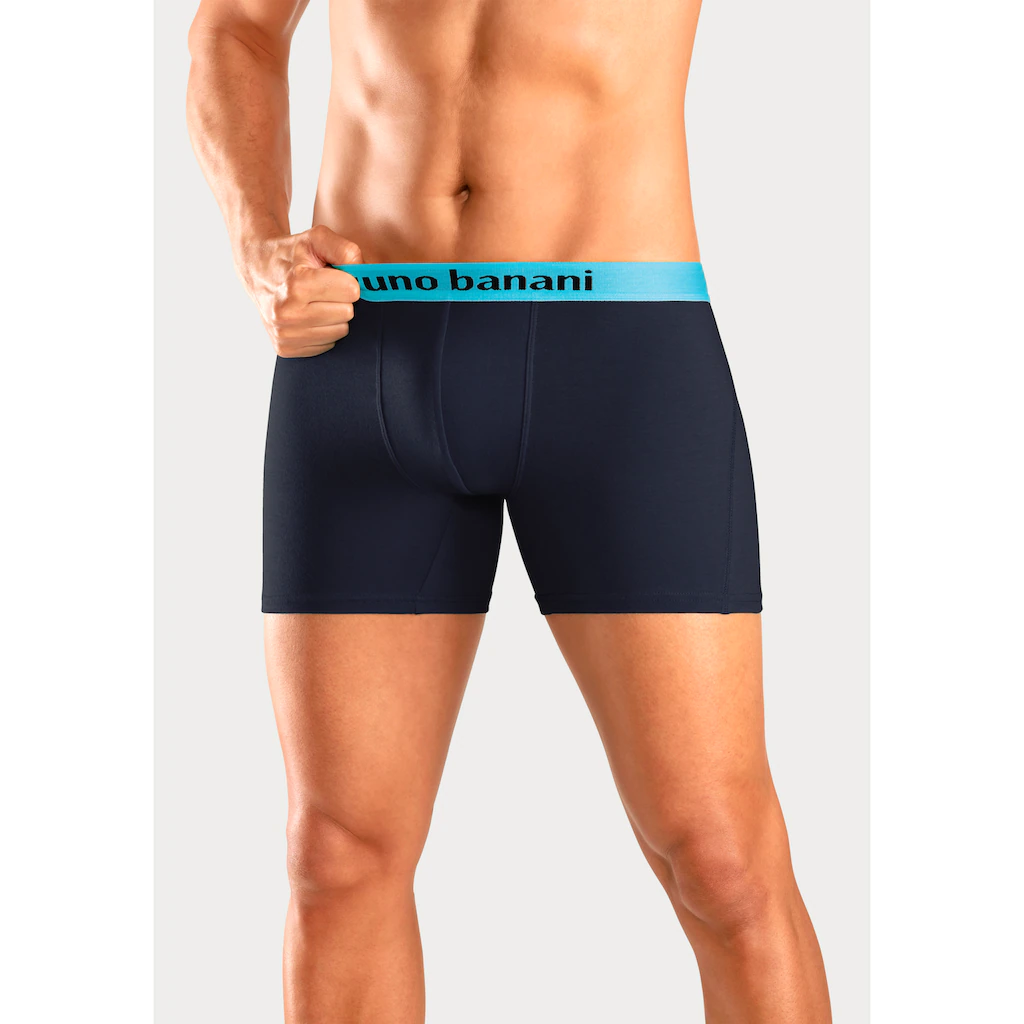Bruno Banani Boxer »Boxershorts Für Herren« (Packung 4 St.) Mit Längerem Bein Und Auffälligen Logobund Kaufen
