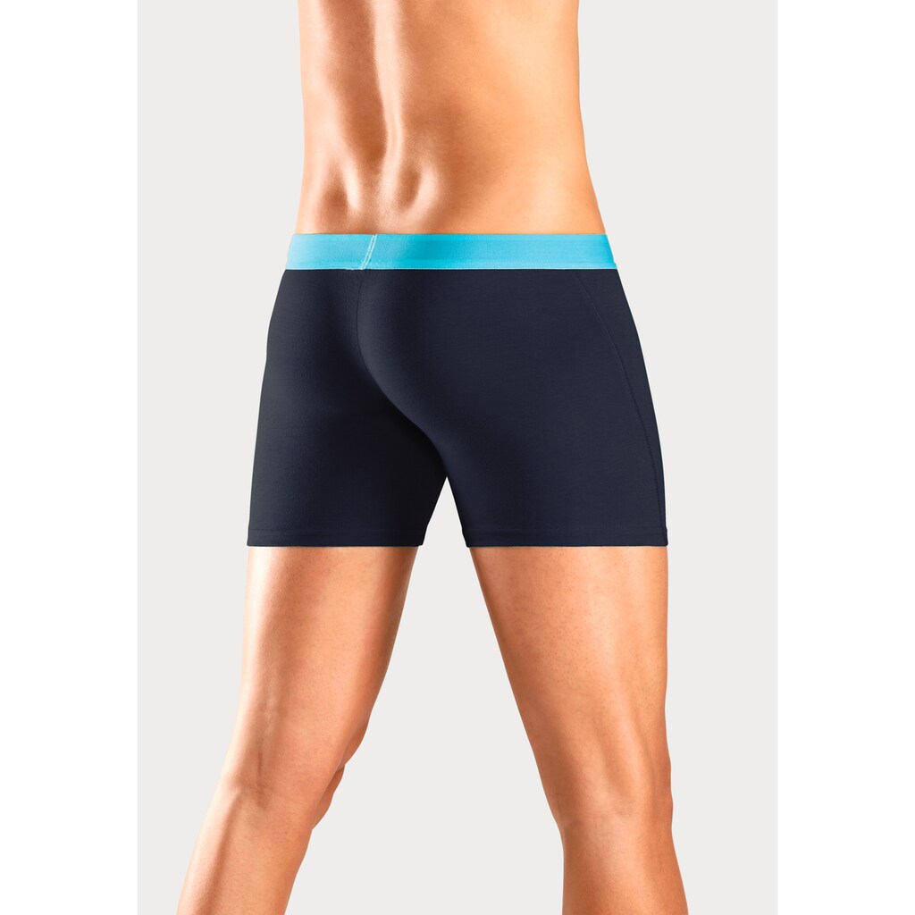 Bruno Banani Boxer »Boxershorts Für Herren« (Packung 4 St.) Mit Längerem Bein Und Auffälligen Logobund Kaufen