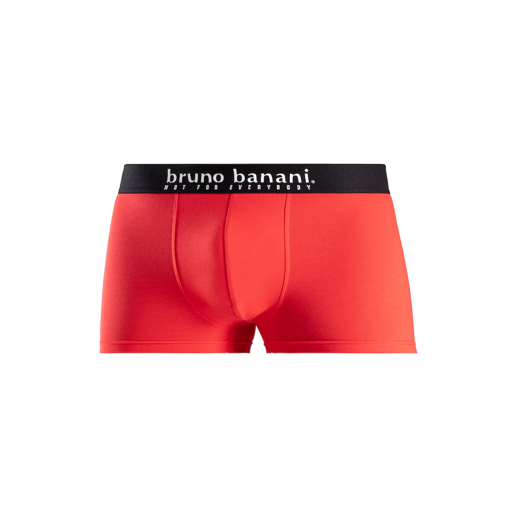 Bruno Banani Boxer »Boxershorts Für Herren« (Packung 4 St. 4er-Pack) Mit Palmendruck Und Unifarben Aus Baumwollmischung ▷ Für