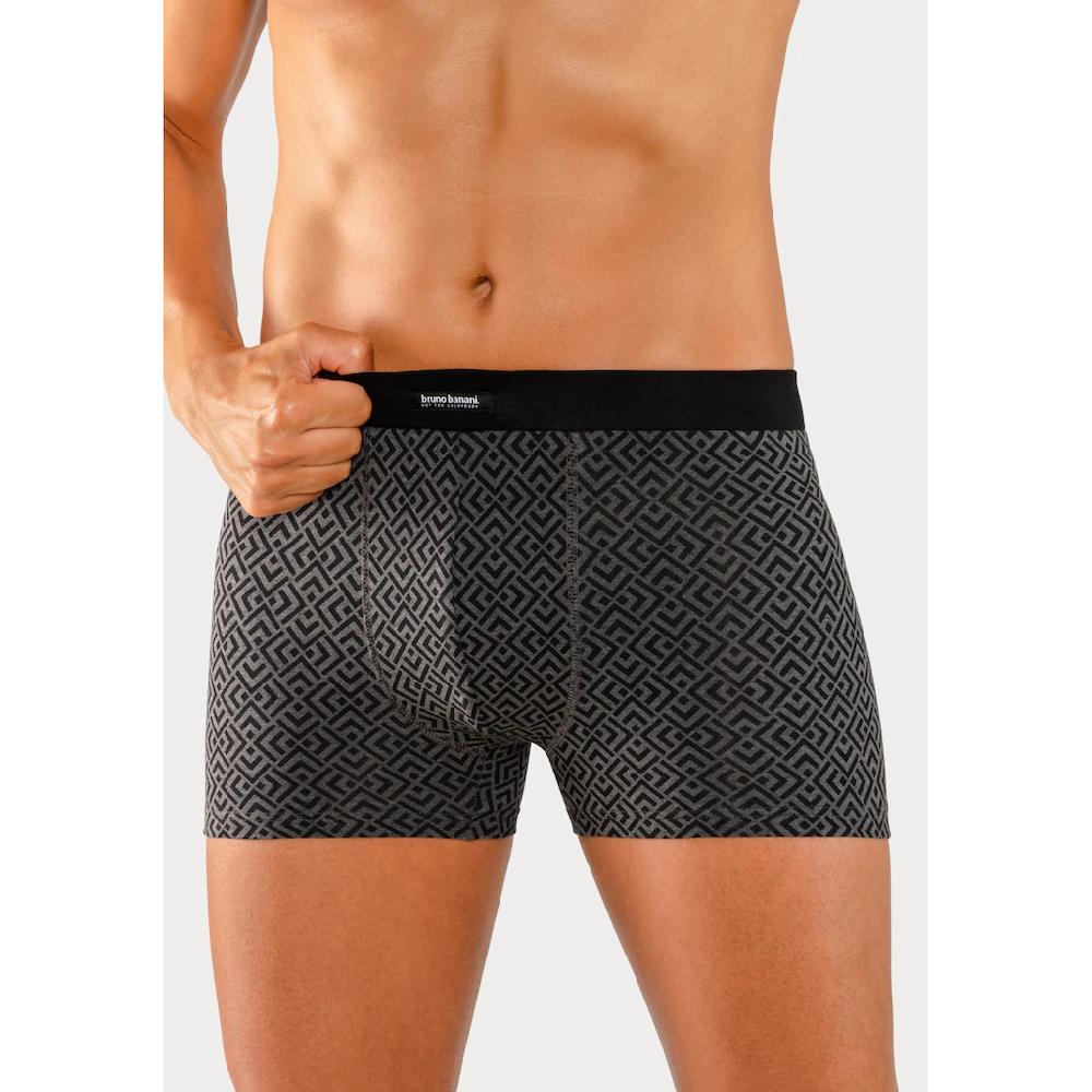 Bruno Banani Boxer »Boxershorts Für Herren« (Packung 3 St.) 1x Mit Modischem Druck Bestellen