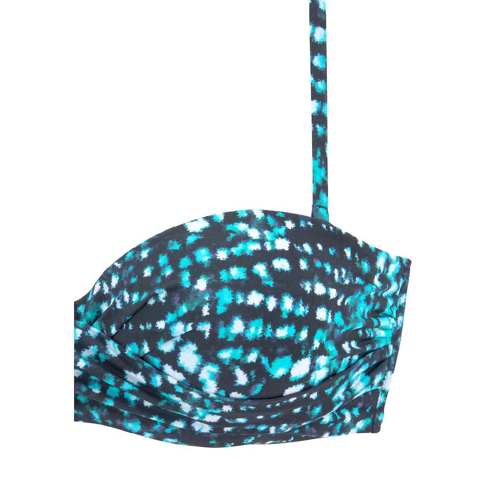 Bruno Banani Bügel-Bandeau-Bikini Bedruckt Und In Wickeloptik Online Kaufen
