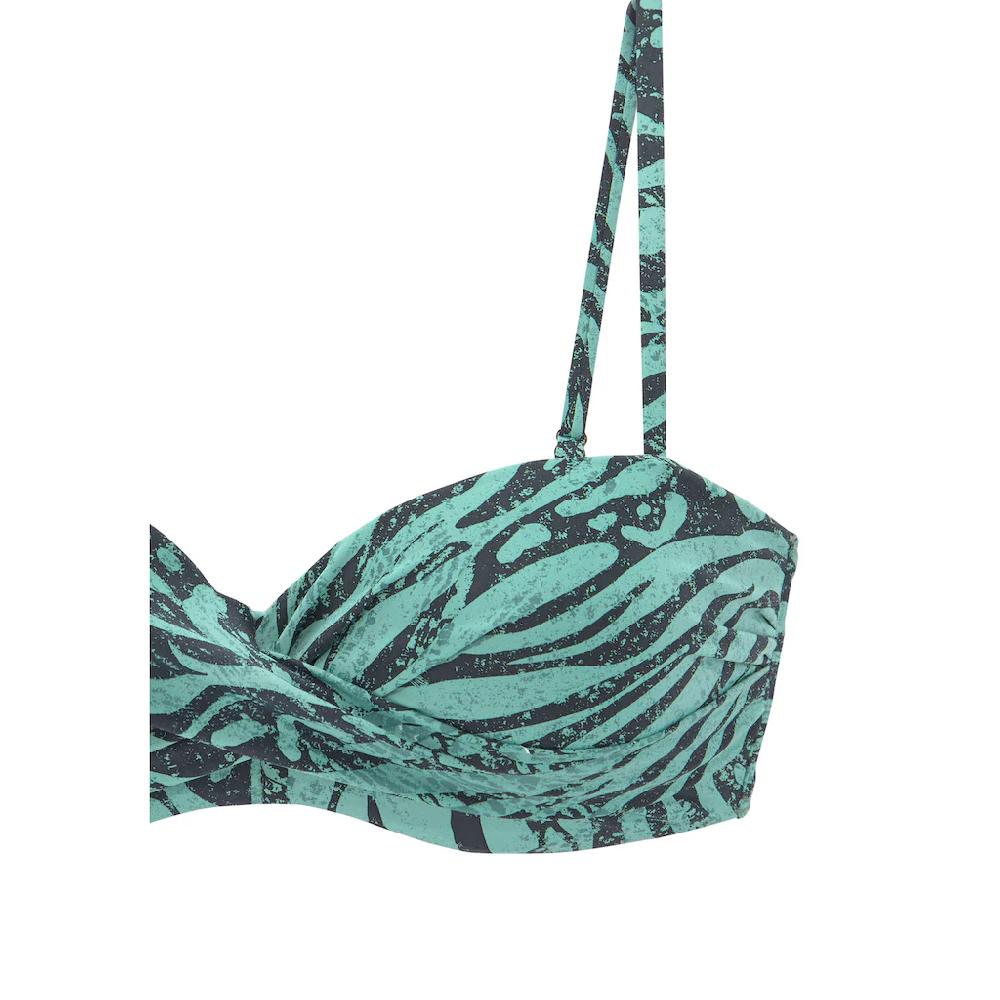 Bruno Banani Bügel-Bandeau-Bikini In Trendigem Animalprint Online Kaufen