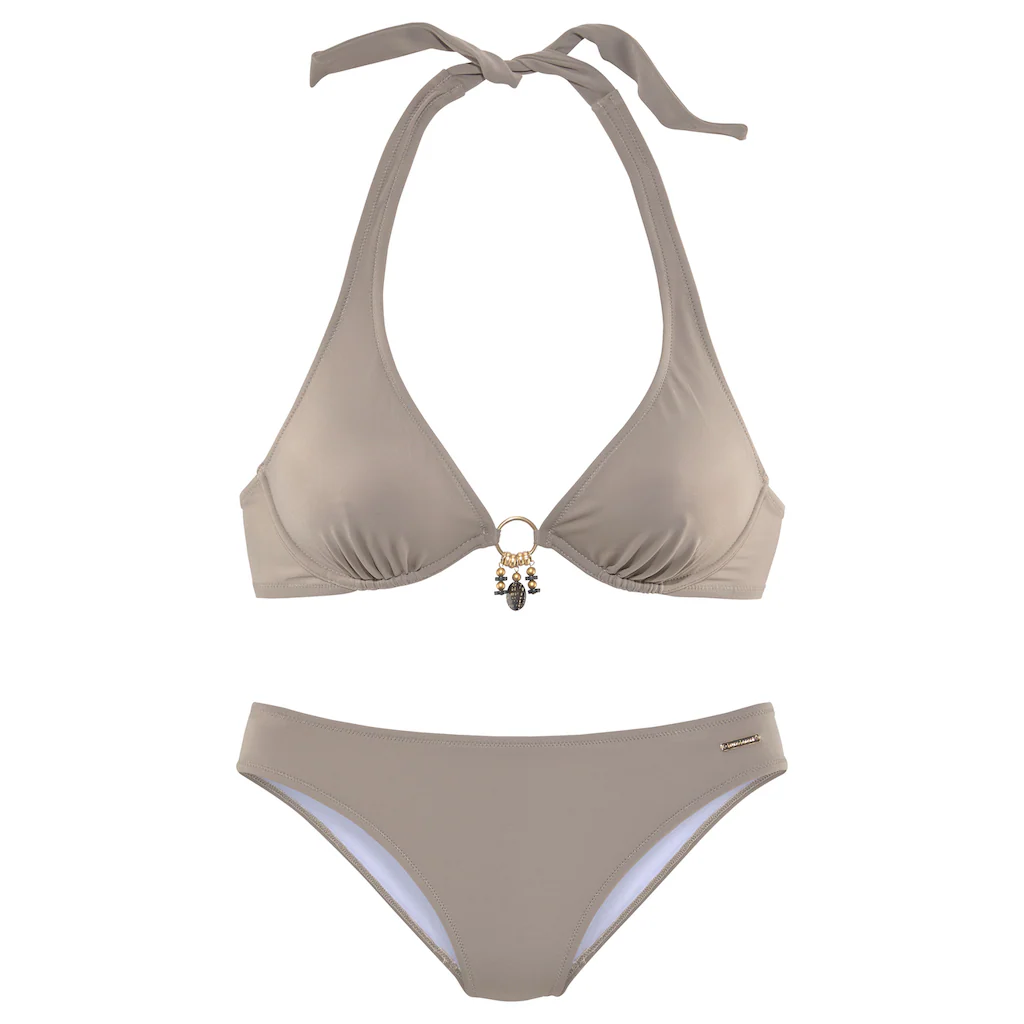 Bruno Banani Bügel-Bikini Mit Gold-schwarzenen Accessories Bestellen