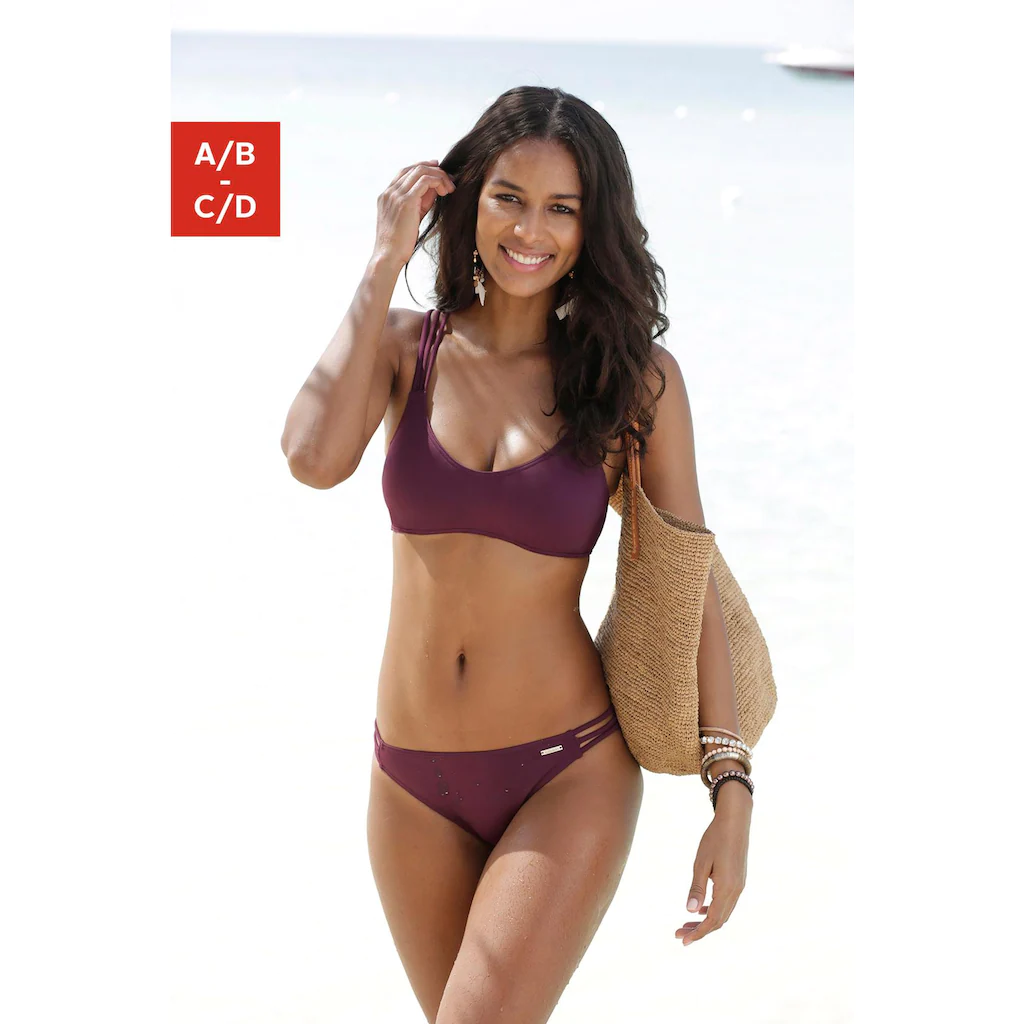 Bruno Banani Bustier-Bikini mit Zierbändern kaufen