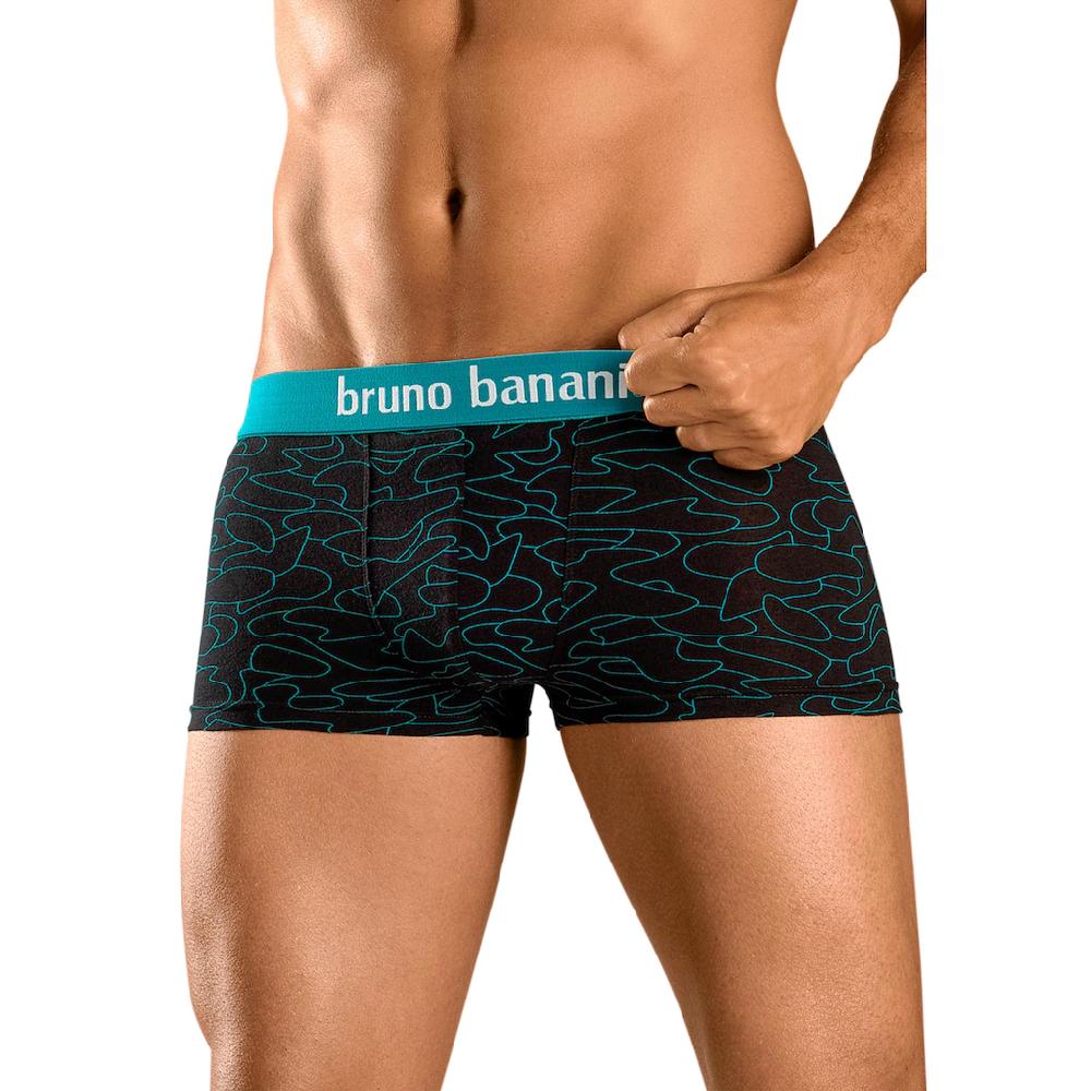 Bruno Banani Hipster (Packung 4 St.) Knapp Sitzende Boxershorts In Uni Oder Gemustert Aus Baumwollmischung