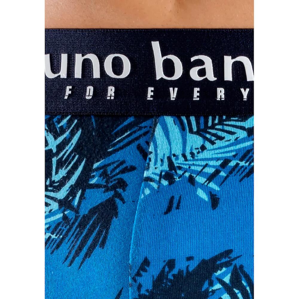 Bruno Banani Langer Boxer (Packung 4 St. 4er-Pack) Mit Palmendruck Und Unifarben Aus Baumwollmischung Online Bestellen
