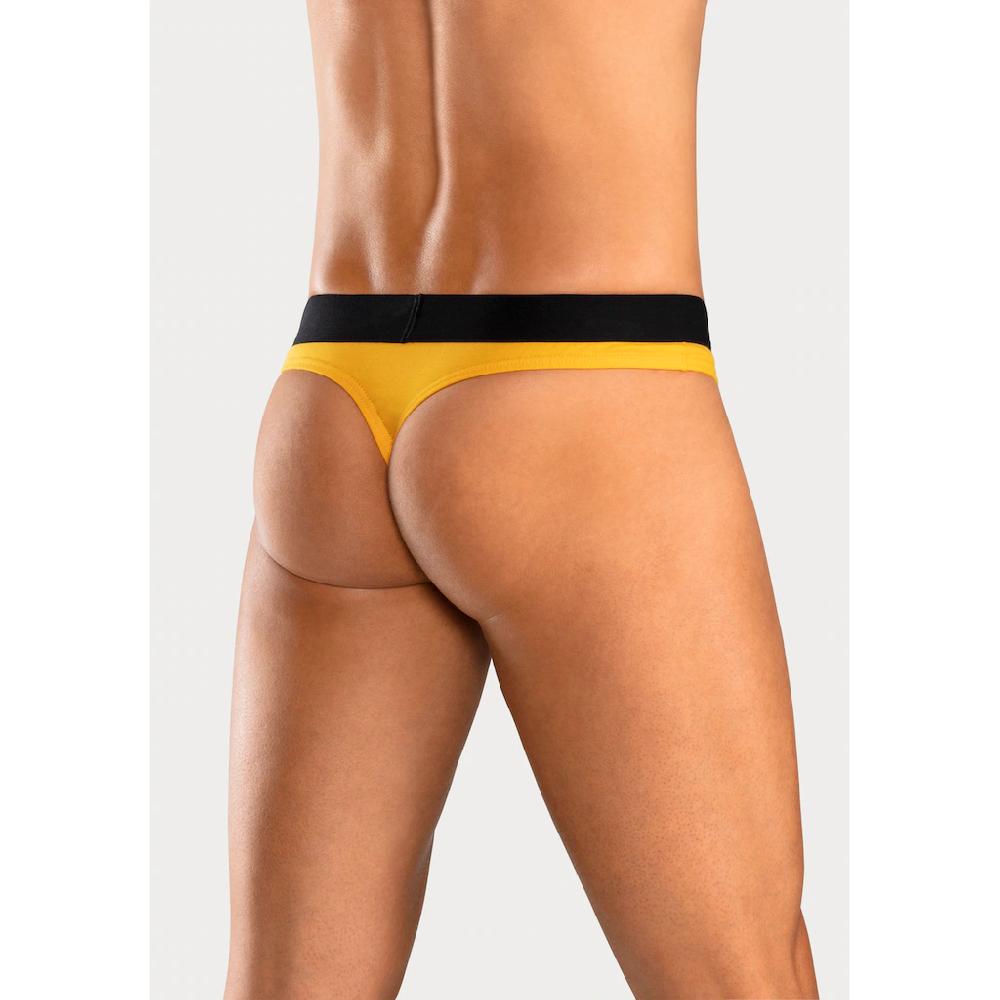 Bruno Banani String (Packung 5 St.) Mit Streifen Logo Webbund Kaufen
