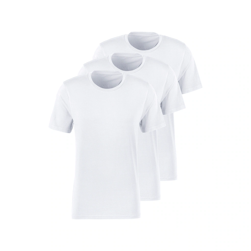 Bruno Banani T-Shirt (Packung 3 tlg.) mit Rundhals-Ausschnitt