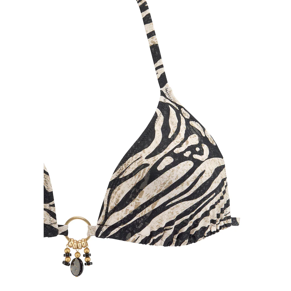 Bruno Banani Triangel-Bikini In Trendigem Animalprint Online Kaufen