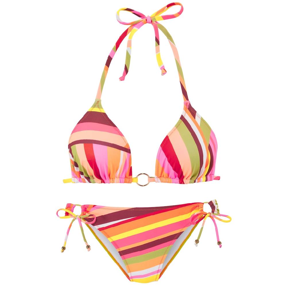 Bruno Banani Triangel-Bikini Mit Edlem Zierring