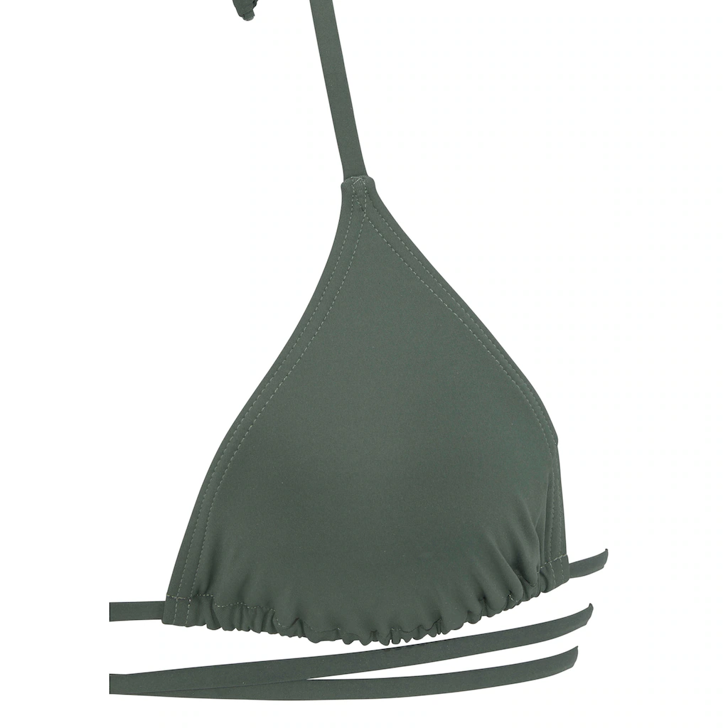 Bruno Banani Triangel-Bikini Unifarben Mit Langem Bindeband Bestellen