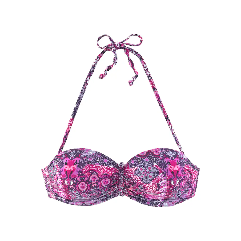 Buffalo Bandeau-Bikini-Top »Shari« Mit Paisleydruck Online Kaufen