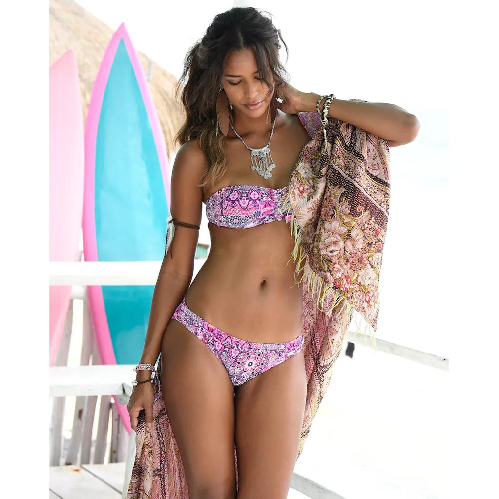 Buffalo Bandeau-Bikini-Top »Shari« Mit Paisleydruck Bestellen