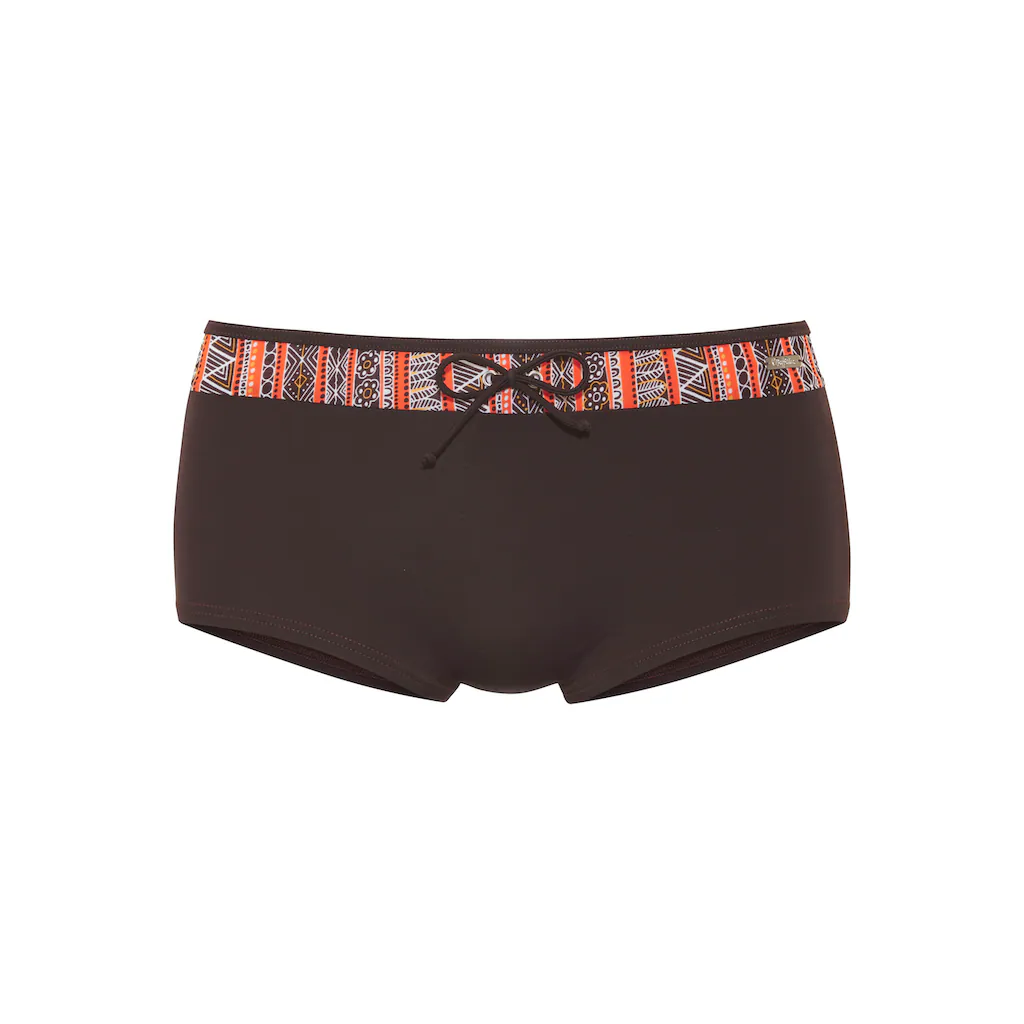 Buffalo Bikini-Hotpants Mit bedrucktem Kontrasteinsatz ▷ für