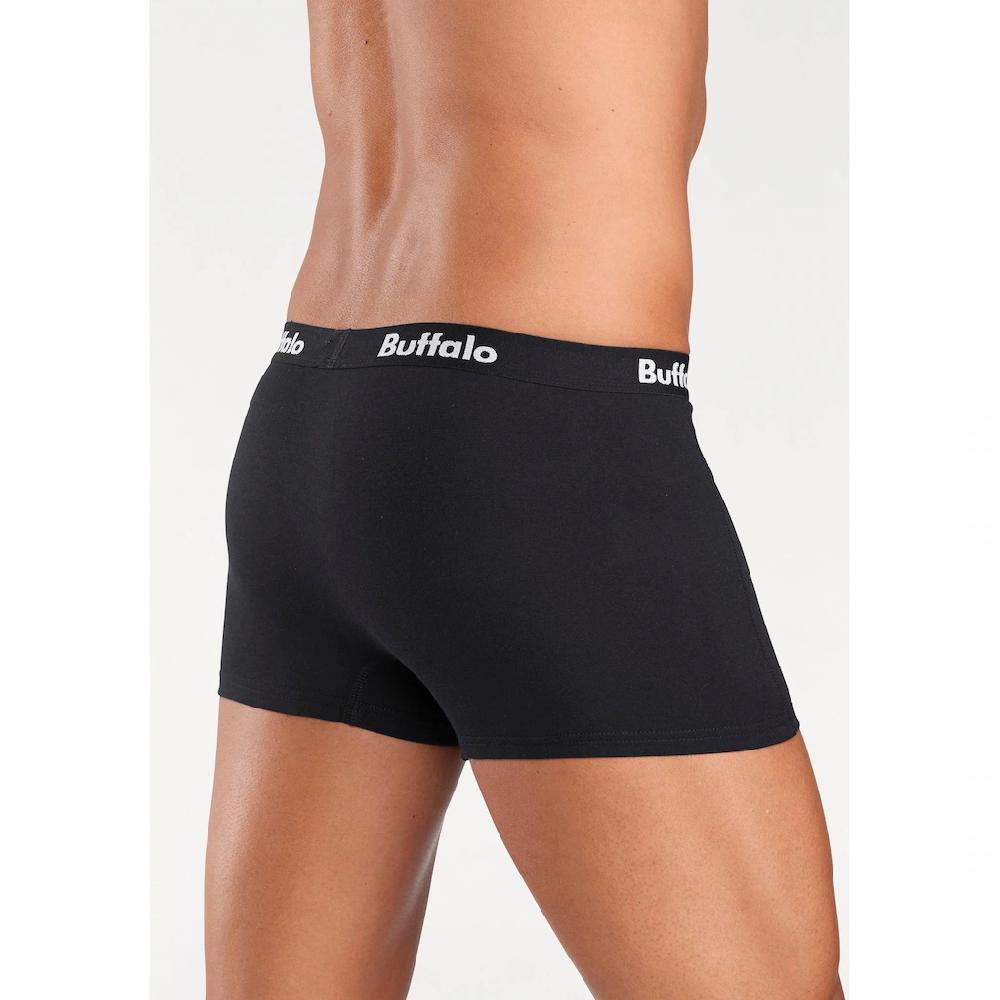 Buffalo Boxer »Boxershorts Für Herren« (Packung 3 St.) Mit Overlock-Nähten Vorn ▷ Für