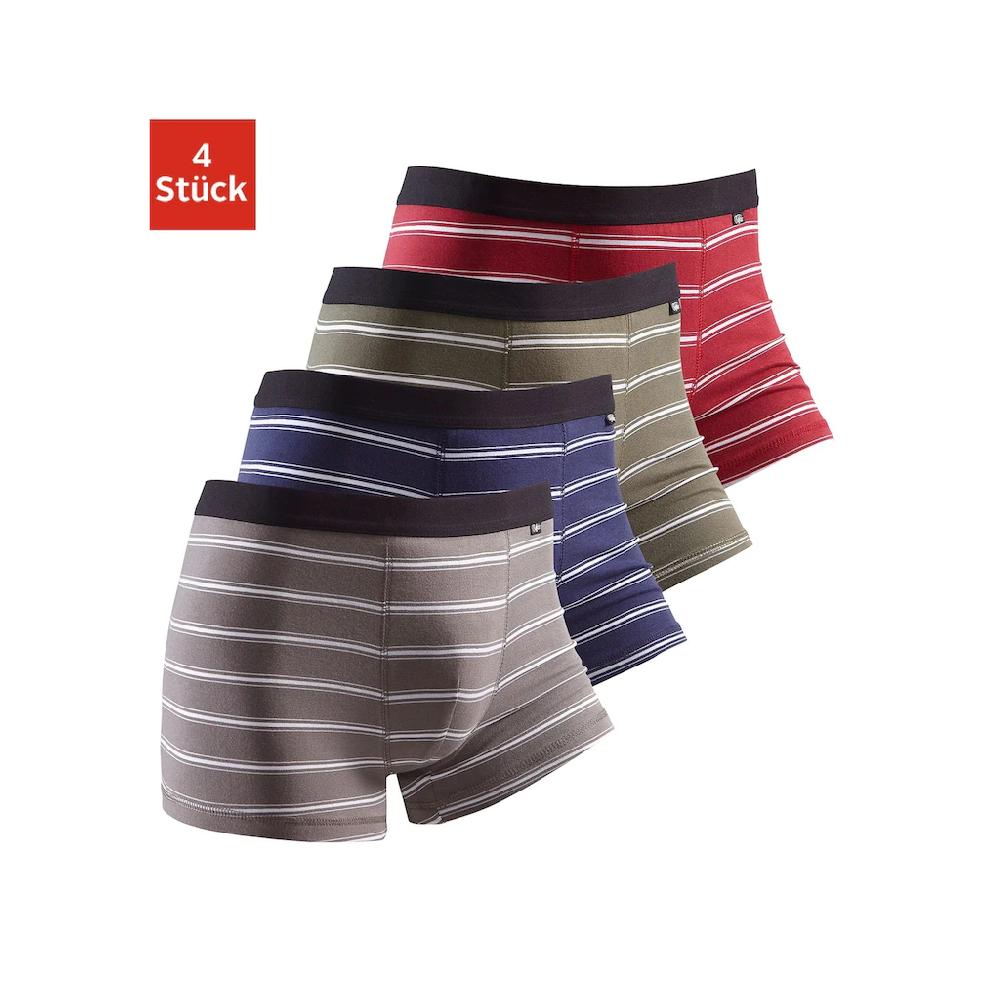 Buffalo Boxer »Boxershorts für Herren« (Packung 4 St.) mit schwarzem Webbund bestellen