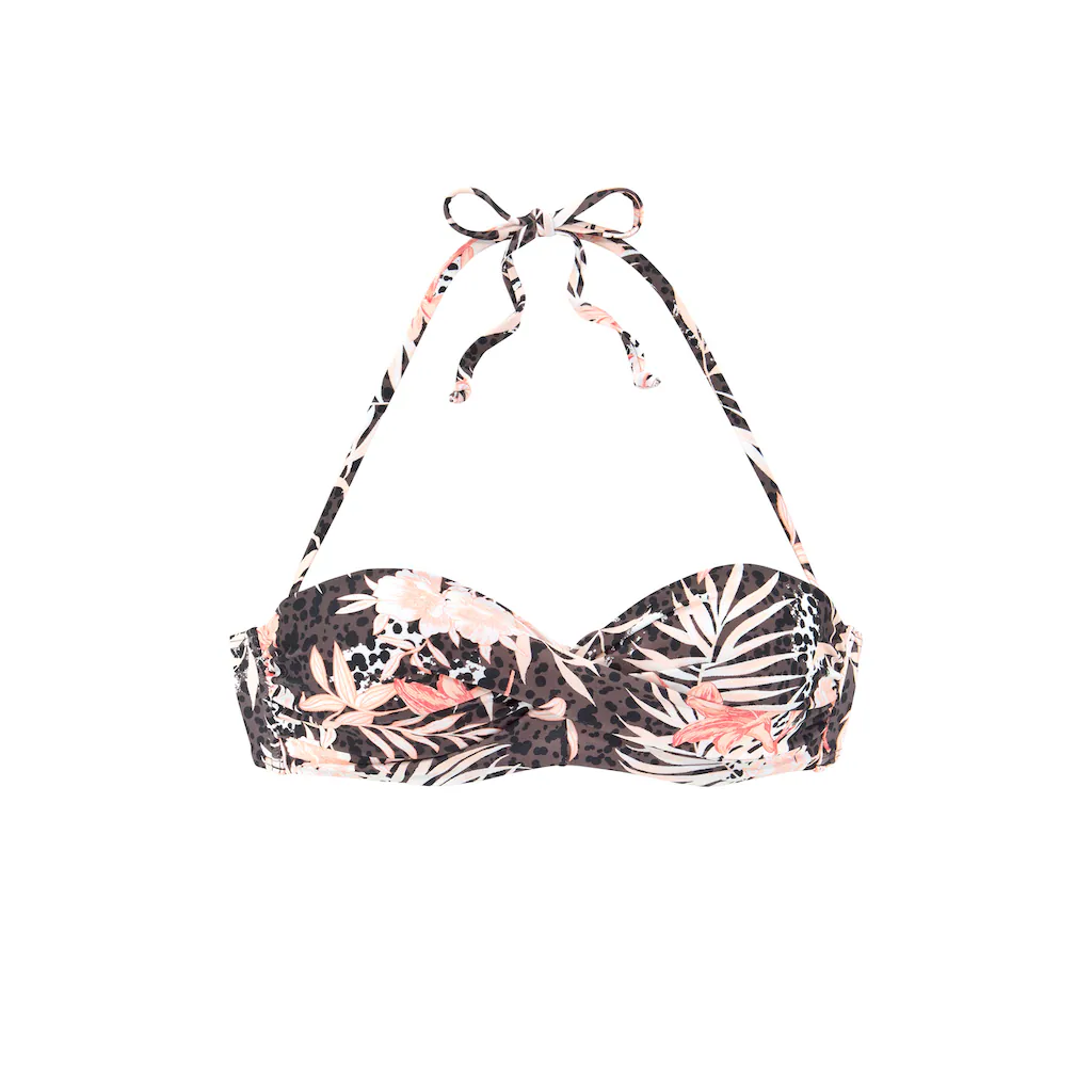 Buffalo Bügel-Bandeau-Bikini-Top »Branda« Mit Floralem Design Online Bestellen