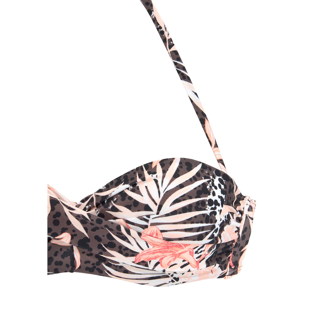 Buffalo Bügel-Bandeau-Bikini-Top »Branda« Mit Floralem Design Online Bestellen