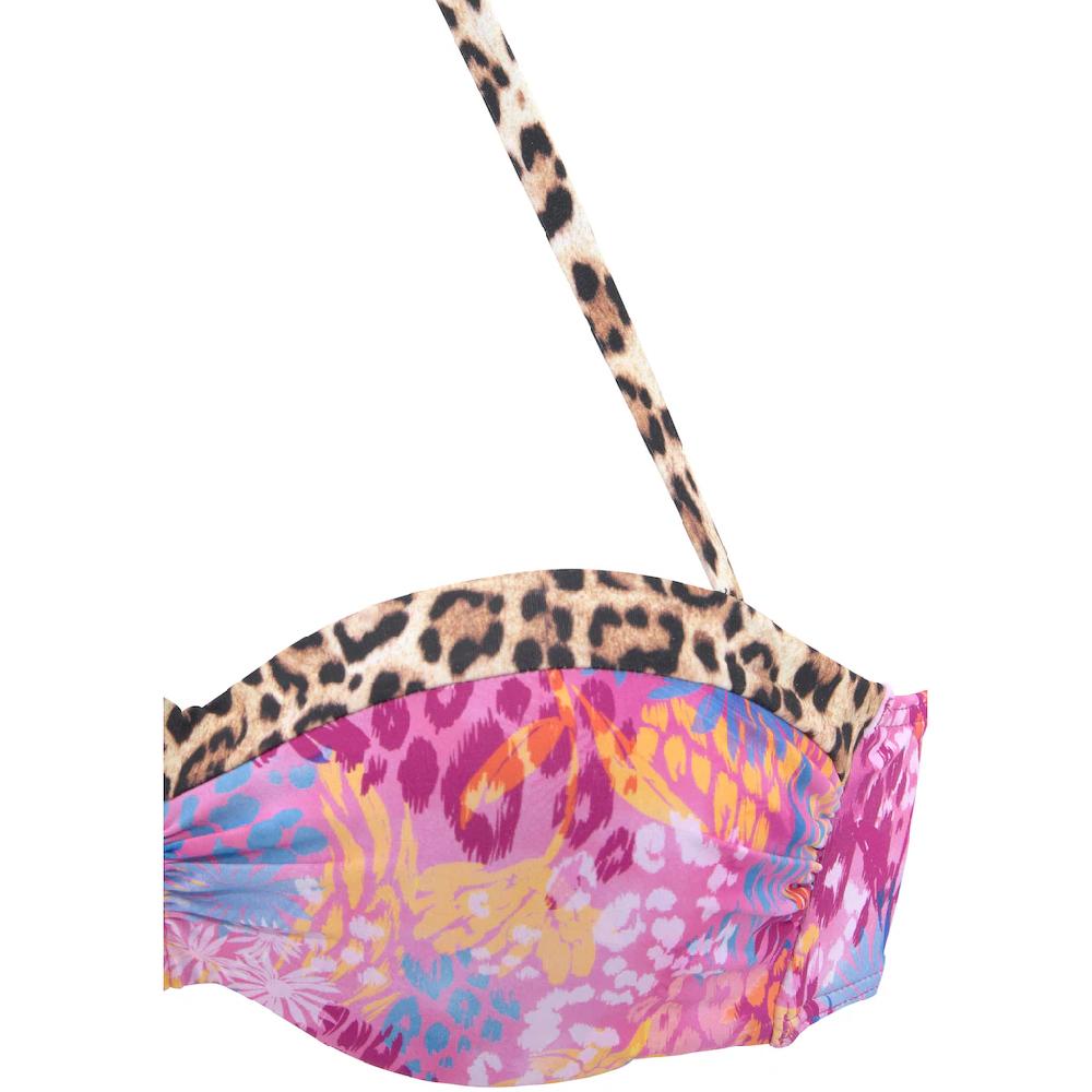 Buffalo Bügel-Bandeau-Bikini-Top »Haruna« Mit Modischem Muster-Mix Kaufen